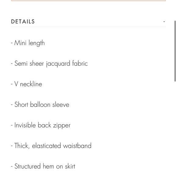 Brocade mini dress - Picture 5 of 5